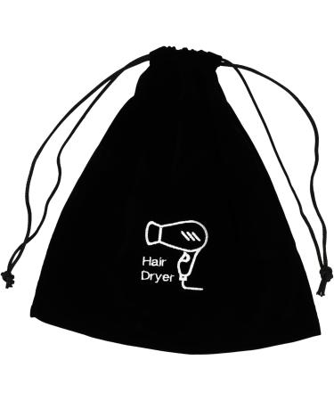 HAPINARY 4 Pcs Hair Dryer Storage Bag Hair Dryer Travel Case Hotel Hair Dryer Hair Tools Bag Black Flannel - Buy Online on GoSupps.com