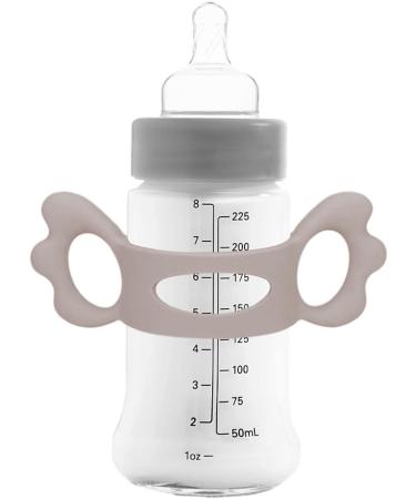 Yunsa Baby Silicone Bottle Handles - Easy Grip Wide Neck Infant & Toddler Universal Holder - Sweet Wings Shape for Small Hands - Buy Online on GoSupps.com