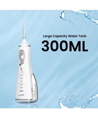 Apollo Water Flosser for Teeth Whitening & Dental Care | 5 Modes 300ML Capacity Waterproof | Perfect for Gums & Braces - Buy Online on GoSupps.com