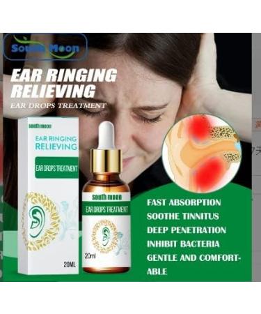 20ml Ear Ringing Oil for Tinnitus Relief and Ear Pain - Ear Drops for Hearing and Earache Relief - Buy Online on GoSupps.com