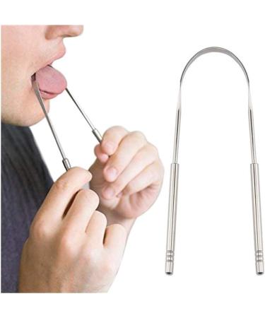 Graziella Quality Edelstahl Tongue Scraper - Fresh Breath & Oral Hygiene Tool for Effective Tongue Cleaning - Buy Online on GoSupps.com