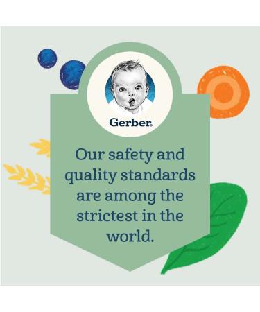 Gerber Baby Snacks Puffs Blueberry 1.48oz - Pack of 6 | Healthy Toddler Snack - Buy Online on GoSupps.com