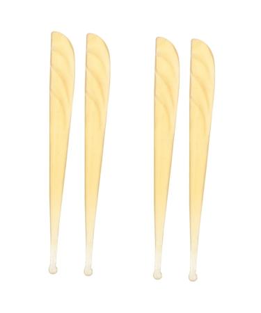 Didiseaon 4pcs Lightweight Ear Wax Removal Tools Comfortable Earwax Cleaning Picks for Use for Home Ear Care and Family 2
