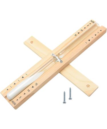 Fiacvrs 15-Minute Sauna Hourglass - Heat Resistant Wooden Timer for Perfect Relaxation - Buy Online on GoSupps.com