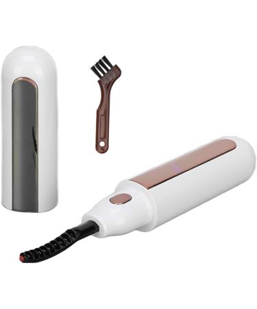 Verdant Touch Electric Eyelash Curler USB Rechargeable Electric Eyelash Curler Long Lasting Curling Tool Heating Lash Curler White - Buy Online on GoSupps.com