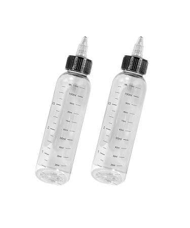 2pcs Hair Oil Applicator Bottle with Tip Hair Dye Nozzle Bottle Hair Color Squeeze Bottle Plastic Applicator Bottle Graduated Hair Colour Applicator Bottles for Salon Hair Care Coloring Paint Art Glue - Buy Online on GoSupps.com