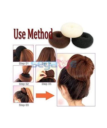 3-Piece Bun/Knot Maker Set for Women | Large Medium & Small Sizes | Perfect Hair Accessories for Effortless Styles - Buy Online on GoSupps.com