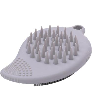 Shitafe Face Scrubber - Double Side Silicone Face Scrub Brush - Manual Hair Scrub for Women and Men Skin Care Face Brushes for Sensitive Dry Skin Light Gray - Buy Online on GoSupps.com
