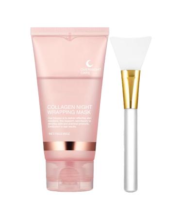 Collagenn Night Wrapping maskk - 75g Deep Cleansing Collagenn Peel Off maskk Peeling Collagenn Facial maskk for Dry Sensitive and Oily Skin