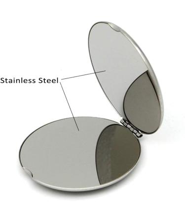 Makeup Mirror - Perfect Gift for Women, Teens, and Sisters - Friendship Birthday Graduation - 2.6 Silver 2X - Buy Online on GoSupps.com