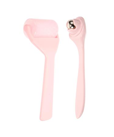 Didiseaon 1 Set Cosmetic Pink Ice Beads Roller