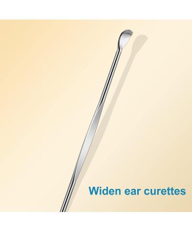 10-Piece Stainless Steel Ear Pick Set for Earwax Removal and Ear Cleaning - Buy Online on GoSupps.com