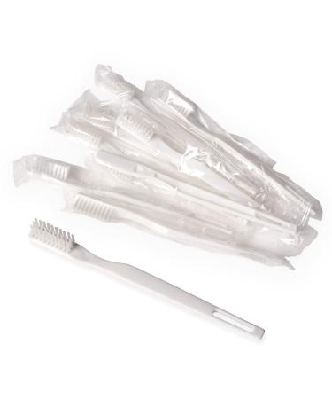 144 Pack Individually Wrapped Soft Nylon Bristle Adult Toothbrushes - Gentle Oral Care - Buy Online on GoSupps.com