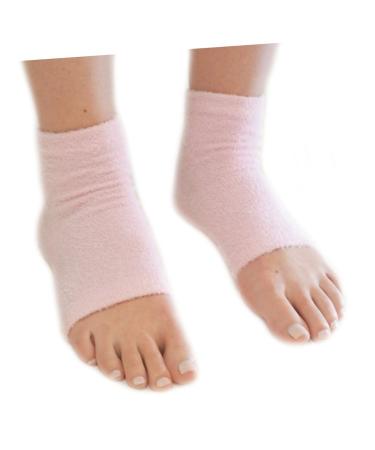 Ipetboom Womens Blue Socks Moisturizing Gel Socks Moisturizing Heel Socks Vented Heel Sleeves Women s Socks Essential Oils Moisturising Gel Heel Socks High Heels Spa Miss Pink