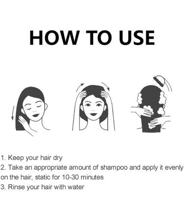 2024 Instant Dye Shampoo Dye Shampoo Quick Easy And Safe Hair Coloring Solution Instant Dye Shampoo For Men Women (Black) - Buy Online on GoSupps.com