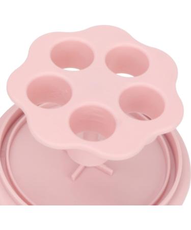 Silicone Brush Cleaning Box Dustproof Cover Prevent Damage Drying Rack Makeup Brushes Cleaning Bowl for Salon Use (Pink) - Buy Online on GoSupps.com