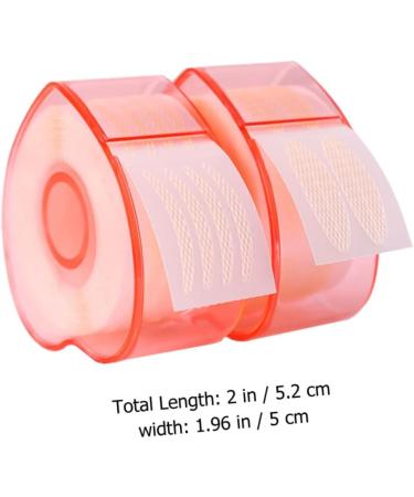 minkissy 2 Roll Lace Double Eyelid Sticker Adhesive Eyelid Sticker Instant Eye Lift Strips Eyelid Tape Strip Invisible Double Makeup Stickers Tape Strips Eyes Double Eyelid Fiber - Buy Online on GoSupps.com