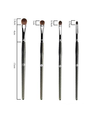 Energy 4-in-1 Essentials Eyeshadow Brush Set | Crease & Blending Makeup Brushes for Flawless Application - Buy Online on GoSupps.com