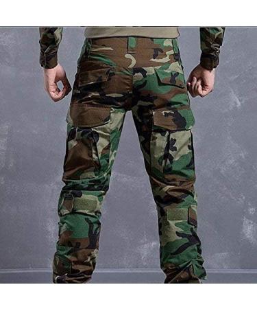 ATAIRSOFT Men's Tactical Combat Pants - Military Airsoft Paintball BDU Trousers with Knee Pads - International Shipping Available - Buy Online on GoSupps.com