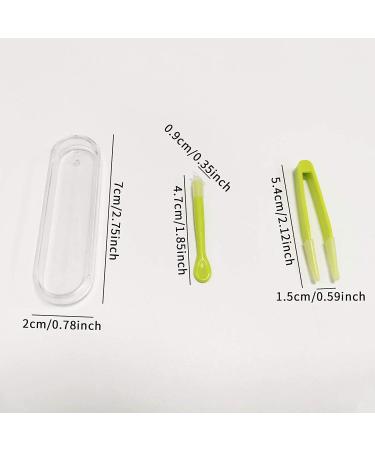 Buy Contact Lens Cases & Remover Tool - Green Applicator & Tweezer for Easy Lens Handling - International Shipping Available - Buy Online on GoSupps.com