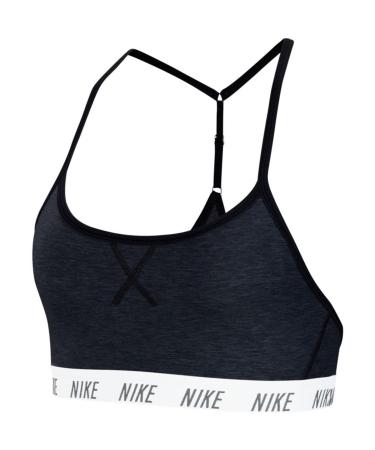 Nike INDY Soft TEE Bra Gray | Black Large
