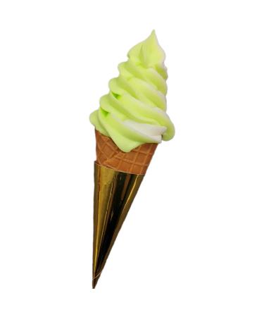 SLXLYH Artificial Ice Cream Model for Store Decoration, Display (Green and White)
