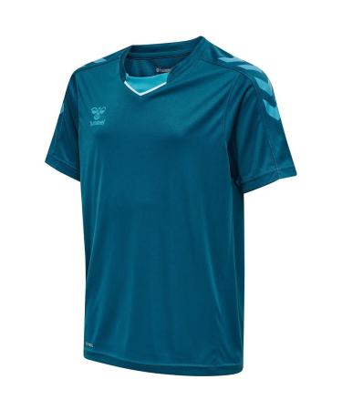 hummel Unisex Children's Hmlcore Xk Poly Jersey S/S Kids T Shirt Blue 116 EU