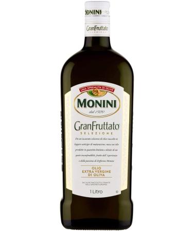 Monini Monini Granfruttato Extra Verdine Olive Oil 100% Italian Olive Oil 1 Litre Pack of 3