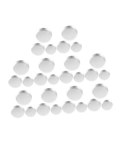 Godets Vides pour Fard Paupi res 30 Pi ces Rond 15-20-26 Mm en Aluminium Rechargeables Palette Maquillage Voyage Polyvalents