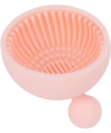HUSHUI Portable Makeup Brush Cleaning Bowl Mat Home Flexible Silicone Cosmetic Brush Cleaner Scrubber - Buy Online on GoSupps.com