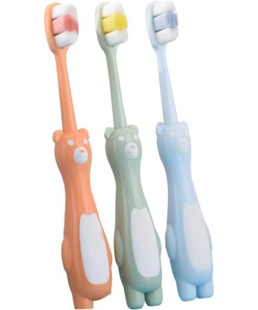 Buy Cartoon Toddlers Toothbrushes - Soft Bristle Portable Kids Toothbrushes for Optimal Oral Care - Buy Online on GoSupps.com
