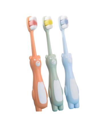 Children's toothbrush cartoon motif soft manual toothbrush toddler toothbrush soft bristles toddler toothbrush handles children's toothbrush for school outdoor activities others