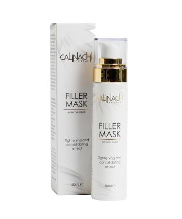 Calinachi Cosmetics CALINACHI Facial mask filling mask for face neck and d collet reduces wrinkles and hydrated lifting therapy for all skin types with peptides 50 ml