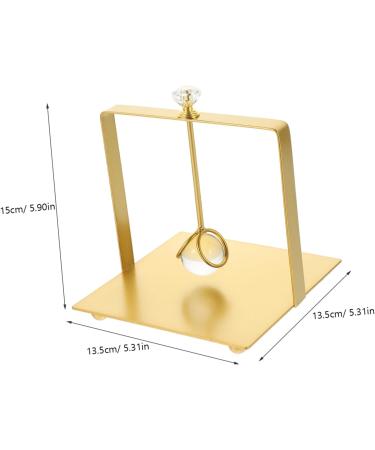 Tissue Dispenser Stand Holder Holdergolden Crystal Windproof Golden Dinner Serviette Tabletop Rack Golden 15.00X13.50X13.50CM - Buy Online on GoSupps.com
