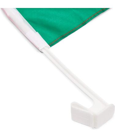 Okuna Outpost Mexico Car Flags for Cinco de Mayo Celebration - 12 Pack (12 x 17 in) with Window Mount Clip - Buy Online on GoSupps.com