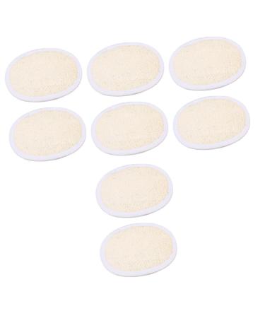 8 Pcs Bath Towel Bathing Sponge Bath Loofahs Natural Bath Sponge Exfoliating Loofah Pads Loofah Glove Pad Exfoliating Loofah Scrubber Loofah Sponge Pads Bath Ball Remove Oil