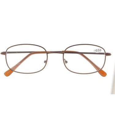 Eyekepper 4 Pairs Reading Glasses - Metal Frame +1.75 Readers with Spring Hinges for Men & Women - Stylish & Comfortable Eyeglasses Set - Buy Online on GoSupps.com