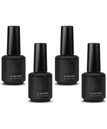 4pcs Gel Nail Polish Set with Base & Top Coat - Long-Lasting, Matte Finish - Ideal for Beginners & Professionals - Home or Salon Use - Buy Online on GoSupps.com