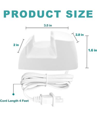 Electric Toothbrush Charger for Philips Sonicare HX5100 6732 E-Series - Compatible with 5000 Series 5300 5350 5500 5700 5750 5800 - Buy Online on GoSupps.com