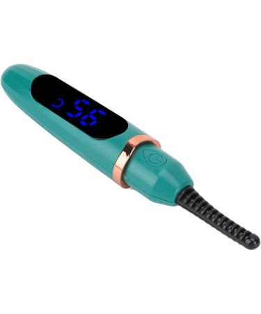 Verdant Touch Electric Eyelash Curler Heated Eyelash Curler USB Fast Charging Fast Heating Digital Display Temperature Electric Eyelash Curler Green - Buy Online on GoSupps.com