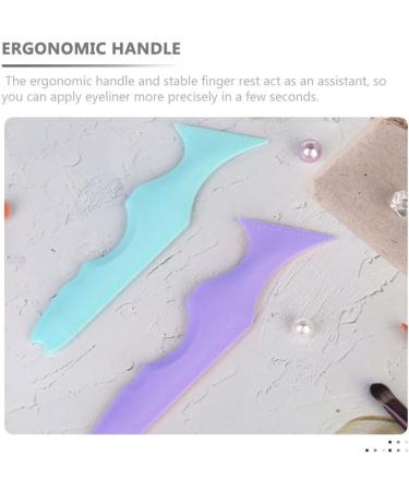 Beavorty Eyelash Tool 2pcs Silicone Beauty Ruler Molde De para Resina Mascara Drawing Makeup Guide Template - Buy Online on GoSupps.com