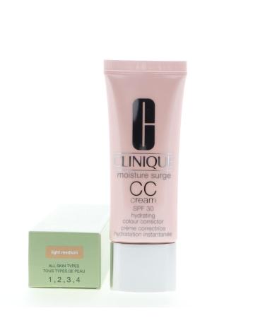Clinique Moisture Surge CC Cream SPF 30 Light Medium 1.3oz - Hydrating Color Correcting Formula (Pack of 1) - Buy Online on GoSupps.com