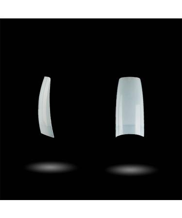 French Acrylic False Nail Tips 500PCS | 10 Sizes with Case for Nail Art Salons | Natural Fake Nail Shape - Buy Online on GoSupps.com