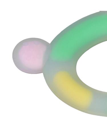Shop BPA Free Cartoon Bear Baby Teether - Soft Silicone Chew Toy for 0-6 Months - Safe & Durable (Pink) - Buy Online on GoSupps.com