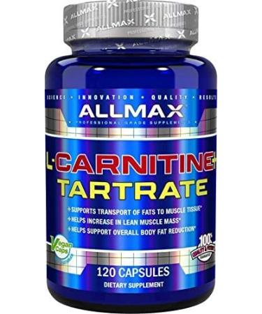 L-Carnitine + Tartrate 120 Capsules by ALLMAX - Premium Energy Booster and Fat Metabolizer - Buy Online on GoSupps.com