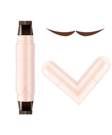 Eyeliner Stamp Double Rotatable Eyeliner Stamp Waterproof Smoddleofs LLong Lasting Eyeline Pen Lazy Stencils Eyeliner Tool for Beginners Braun