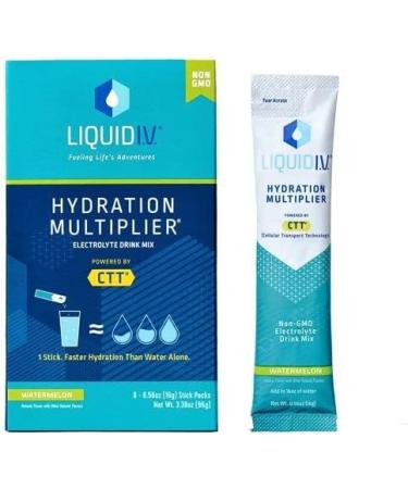Liquid I.V. Hydration Multiplier Watermelon Electrolyte Drink Mix Powder Packet 6 Ct 96g Net Wt - Buy Online on GoSupps.com
