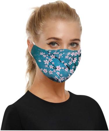 Riou Women's Reusable Cotton Scarf - Washable Mouth & Nose Protection with Stylish Motifs | Multifunctional International Shipping - Buy Online on GoSupps.com
