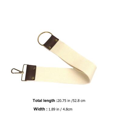 FOMIYES Straight Razor Strop - Barber Sharpening Cloth with Dual Cowhide Straps - Buy Online on GoSupps.com