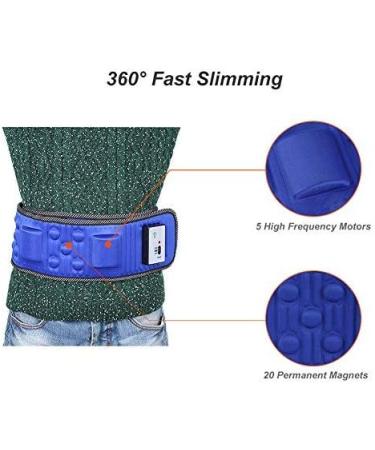 Sonew Vibration Belt - Abdominal Muscle Massager for Weight Loss | 5 Motor Electric Massage Device for Hip & Back - Buy Online on GoSupps.com